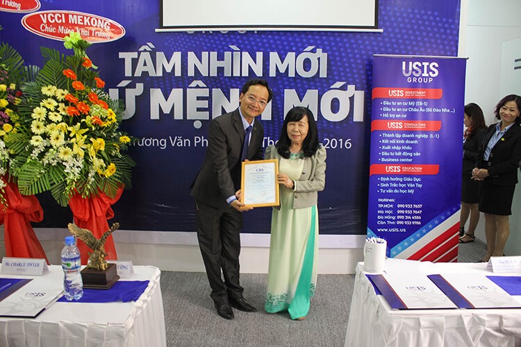 Bà Nguyễn Mỹ Thuận (Phó Chủ tịch Hiệp hội Doanh nghiệp Cần Thơ)